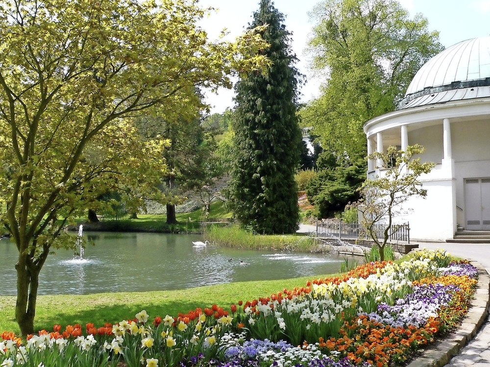 Pavillon im Kurpark von Bad Wildungen