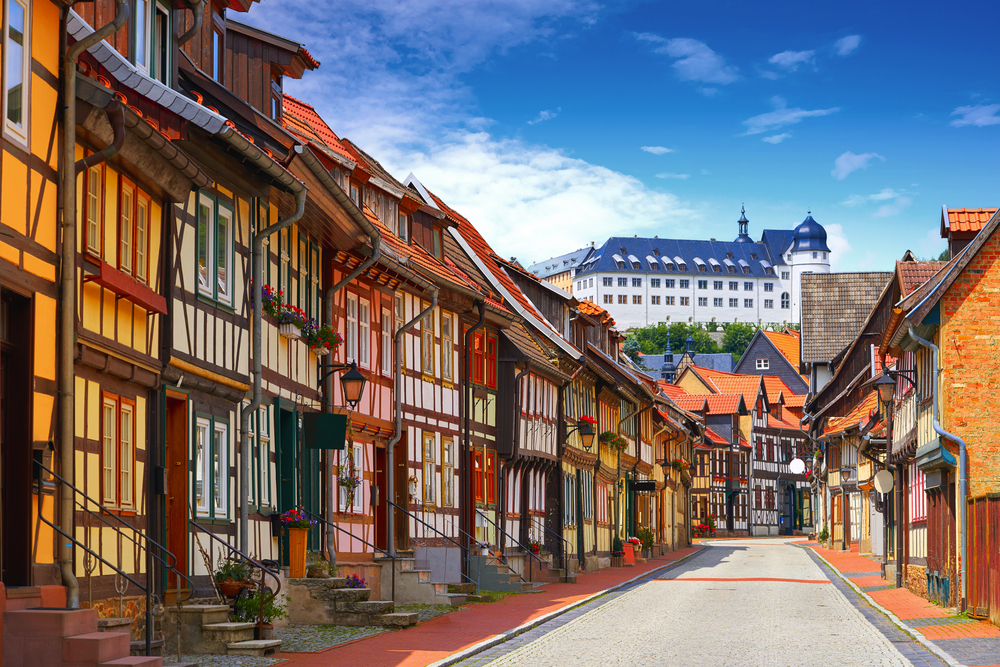 Fassaden in Stolberg im Harz