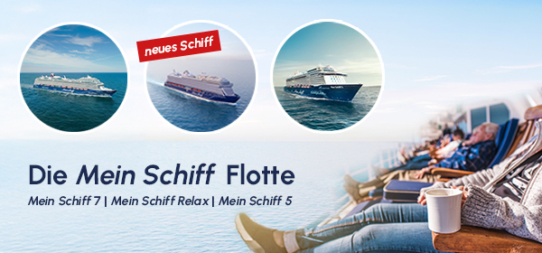 Kollage der Schiffe von Mein Schiff