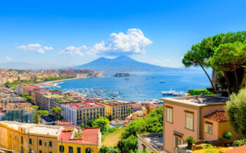 Meerblick auf Neapel