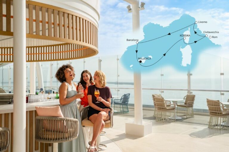 Freundinnen an Bord des Mein Schiff 2